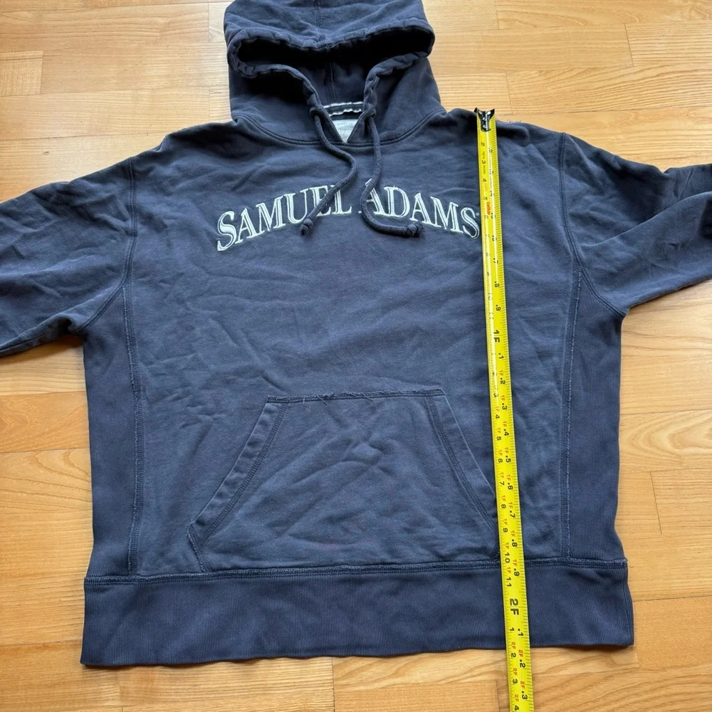 Blue Samuel Adams beer hoodie